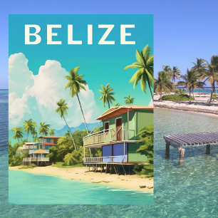 Belise Beach House Travel  Postcard
