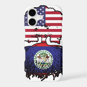 Belise Belizean American USA Tree Roots Flag