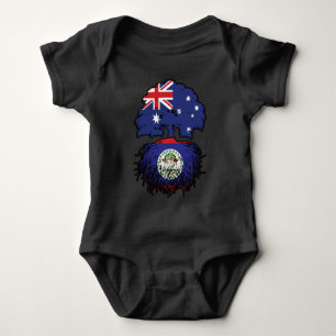 Belise Belizean Australian Australia Tree Roots Baby Bodysuit