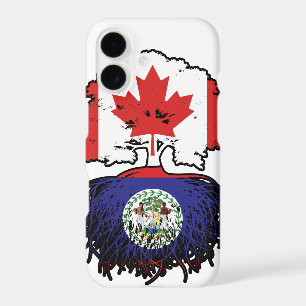 Belise Belizean Canadian Canada Tree Roots Flag