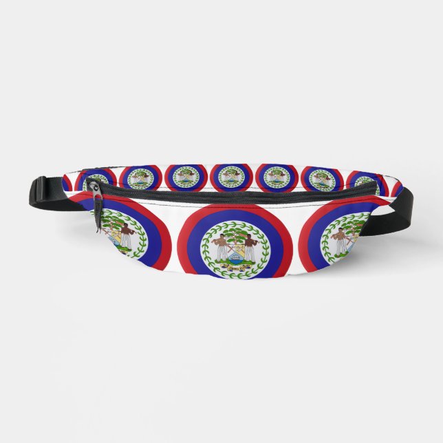 Belise Belizean Flag Bum Bags (Front)