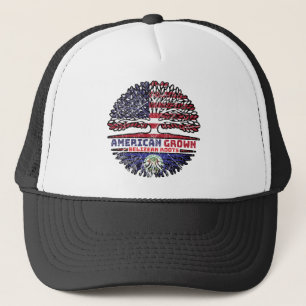 Belise Belizean US American USA United States Tree Trucker Hat