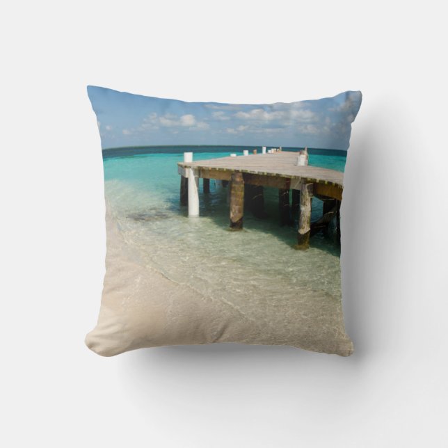 Belise, Caribbean Sea, Goff Caye. A Small Island Cushion (Front)