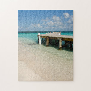 Belise, Caribbean Sea, Goff Caye. A Small Island Jigsaw Puzzle