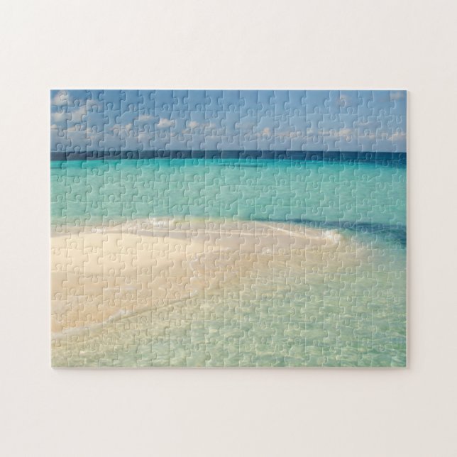 Belise, Caribbean Sea. Goff Caye, A Small Island Jigsaw Puzzle (Horizontal)