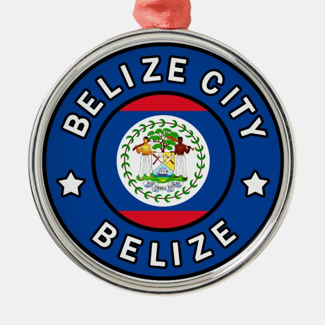 Belise City Belise Metal Ornament (Front)