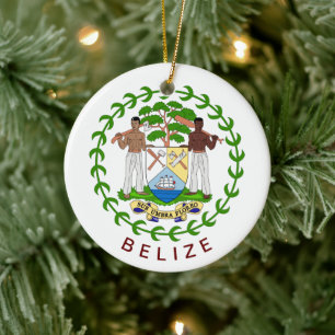 Belise Coat of Arms Ceramic Ornament