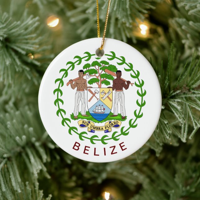 Belise Coat of Arms Ceramic Ornament (Tree)