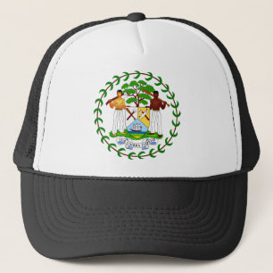 Belise coat of arms trucker hat
