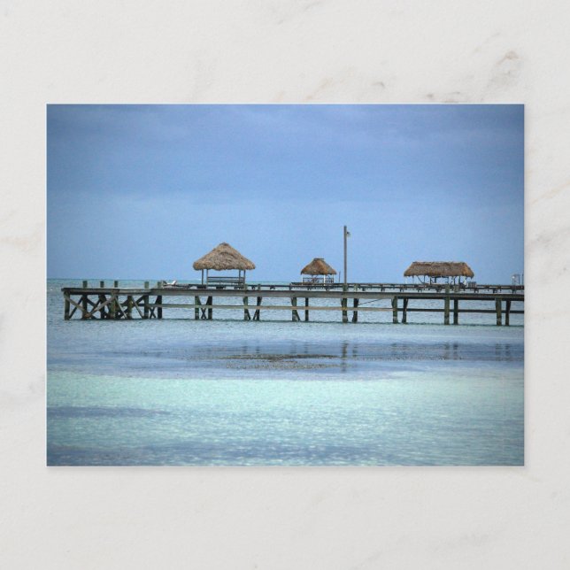 Belise Dock Huts Postcard (Front)