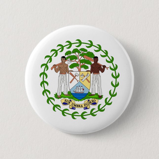 belise emblem 6 cm round badge (Front)