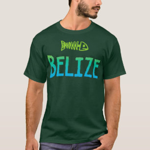 Belise Fish Skeleton Diving Design T-Shirt