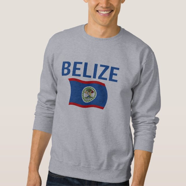 Belise Flag 1 (Wavy) Sweatshirt (Front)