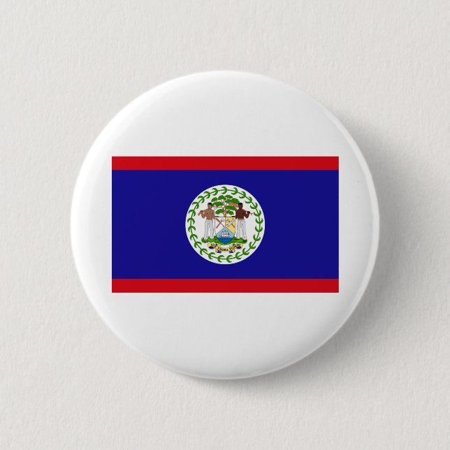 Belise Flag 6 Cm Round Badge (Front)