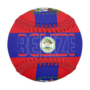Belise Flag and Coat of Arms Patriotic Baseball