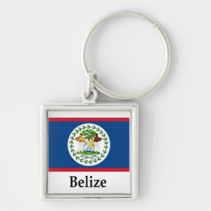 Belise Flag And Name Key Ring