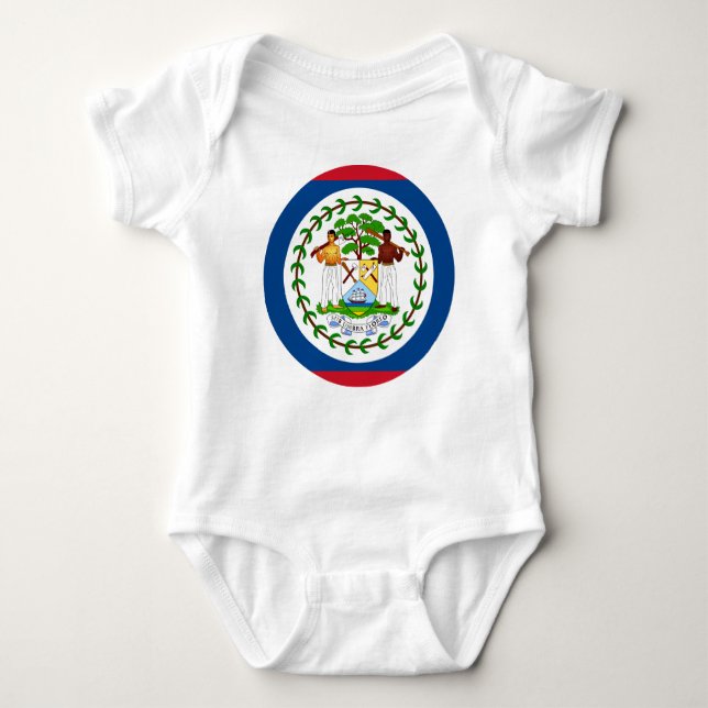 Belise flag Baby Jersey Bodysuit (Front)