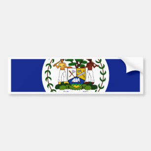 Belise Flag Bumper Sticker