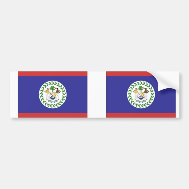 Belise Flag Bumper Sticker (Front)