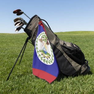 Belise flag golf towel