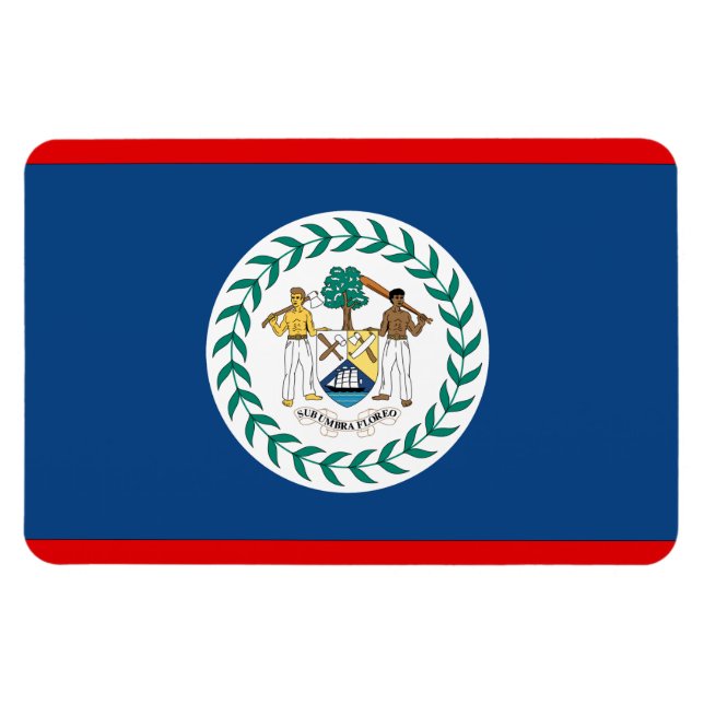 Belise Flag Magnet (Horizontal)