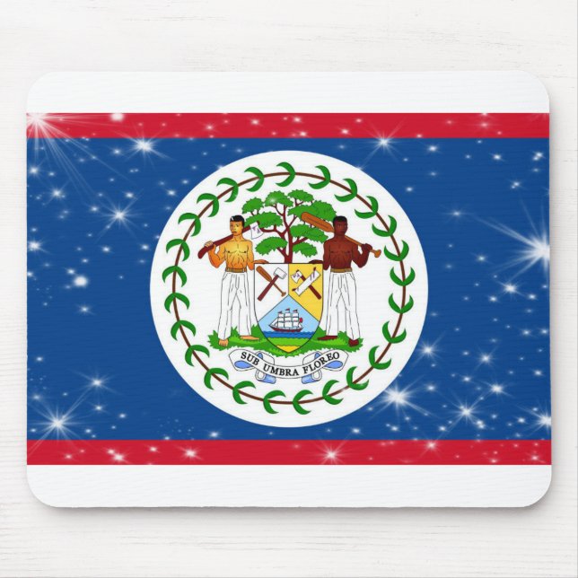 Belise Flag Mouse Pad (Front)