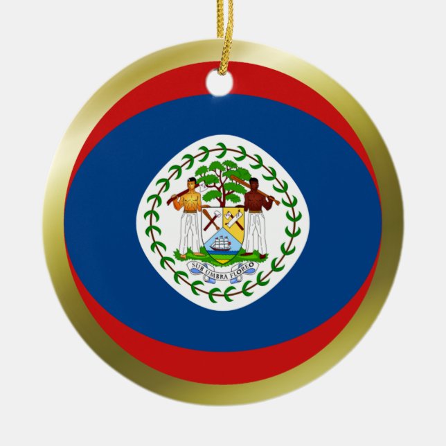 Belise Flag Ornament (Front)