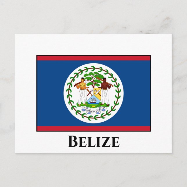 Belise Flag Postcard (Front)