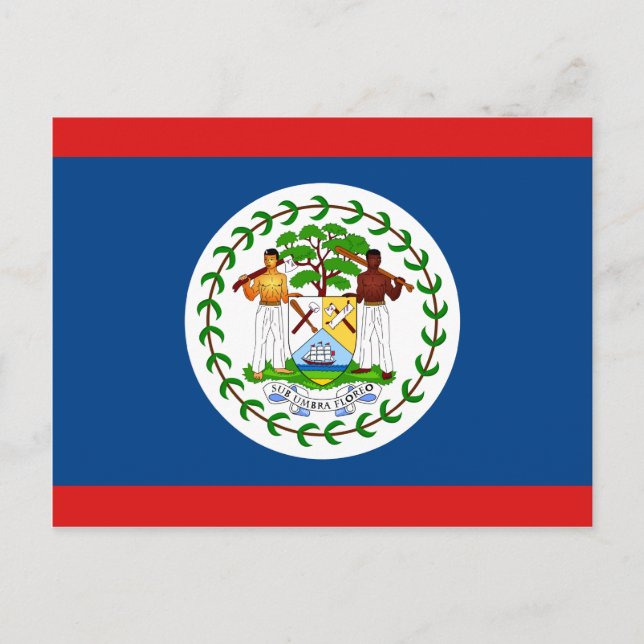 Belise Flag Postcard (Front)