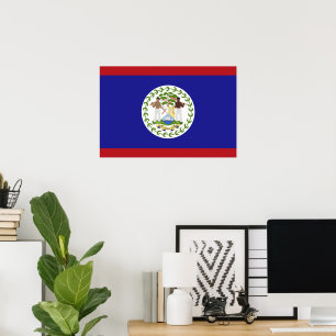 Belise flag poster