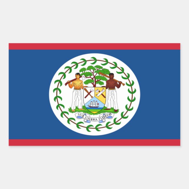 Belise Flag Rectangle Sticker (Front)