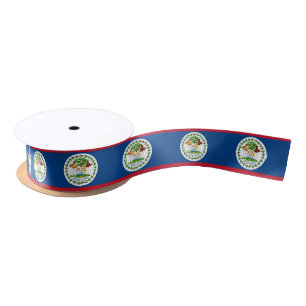 Belise Flag ribbon, Belise fashion /sports Satin Ribbon