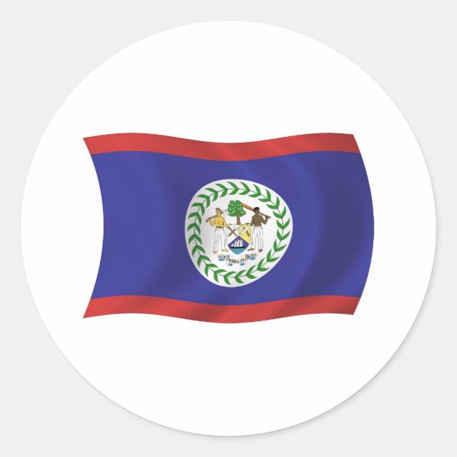Belise Flag Sticker (Front)