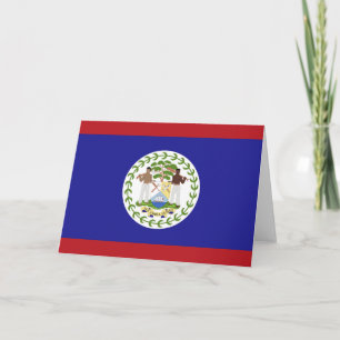 Belise flag thank you card