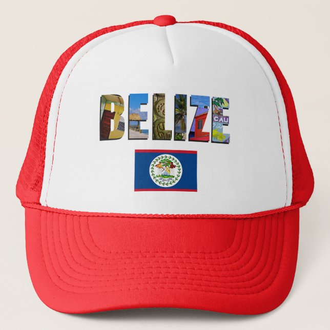 Belise Flag Trucker Hat (Front)