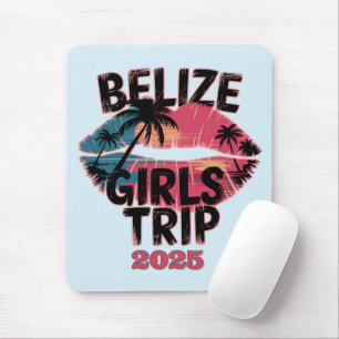 Belise Girls Trip Tropical Adventure Mouse Pad