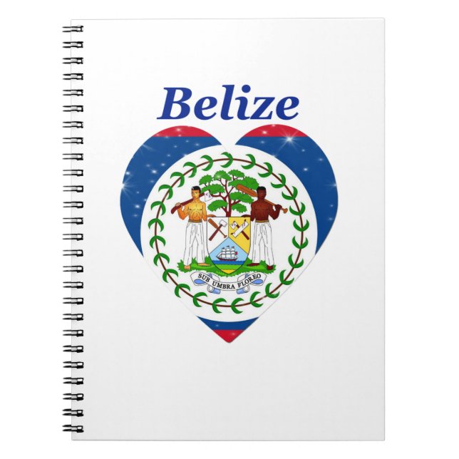 Belise Heart Flag Notebook (Front)