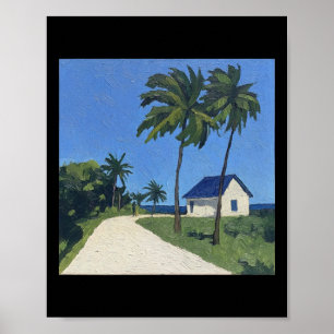 Belise Landscape Post-impressionist Painting Style Poster