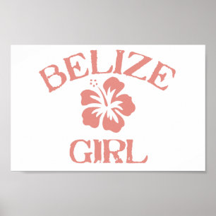 Belise Pink Girl Poster