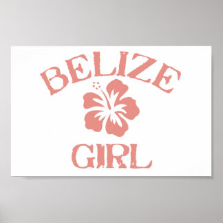 Belise Pink Girl Poster