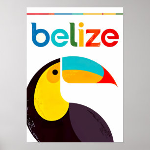 Belise Retro Vintage Travel Poster