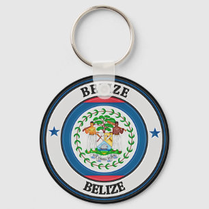 Belise  Round Emblem Key Ring