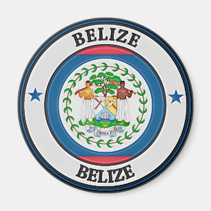 Belise Round Emblem Magnet