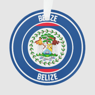Belise Round Emblem Ornament