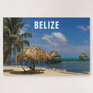 Belise Tropical Beach Ambergris Caye Jigsaw Puzzle
