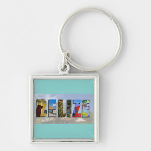 Belise Tropical Beach Blue Ocean Travel Photos Key Ring
