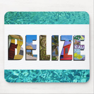 Belise Tropical Beach Blue Ocean Travel Photos Mouse Pad