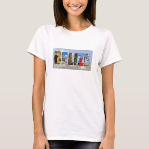 Belise Tropical Beach Blue Ocean Travel Photos T-Shirt