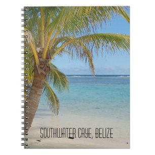 Belise Tropical Beach Caribbean Sea Seascape Notebook