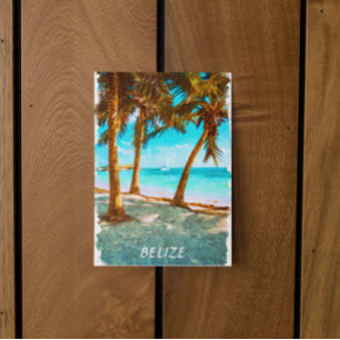 Belise Tropical Beach  Postcard